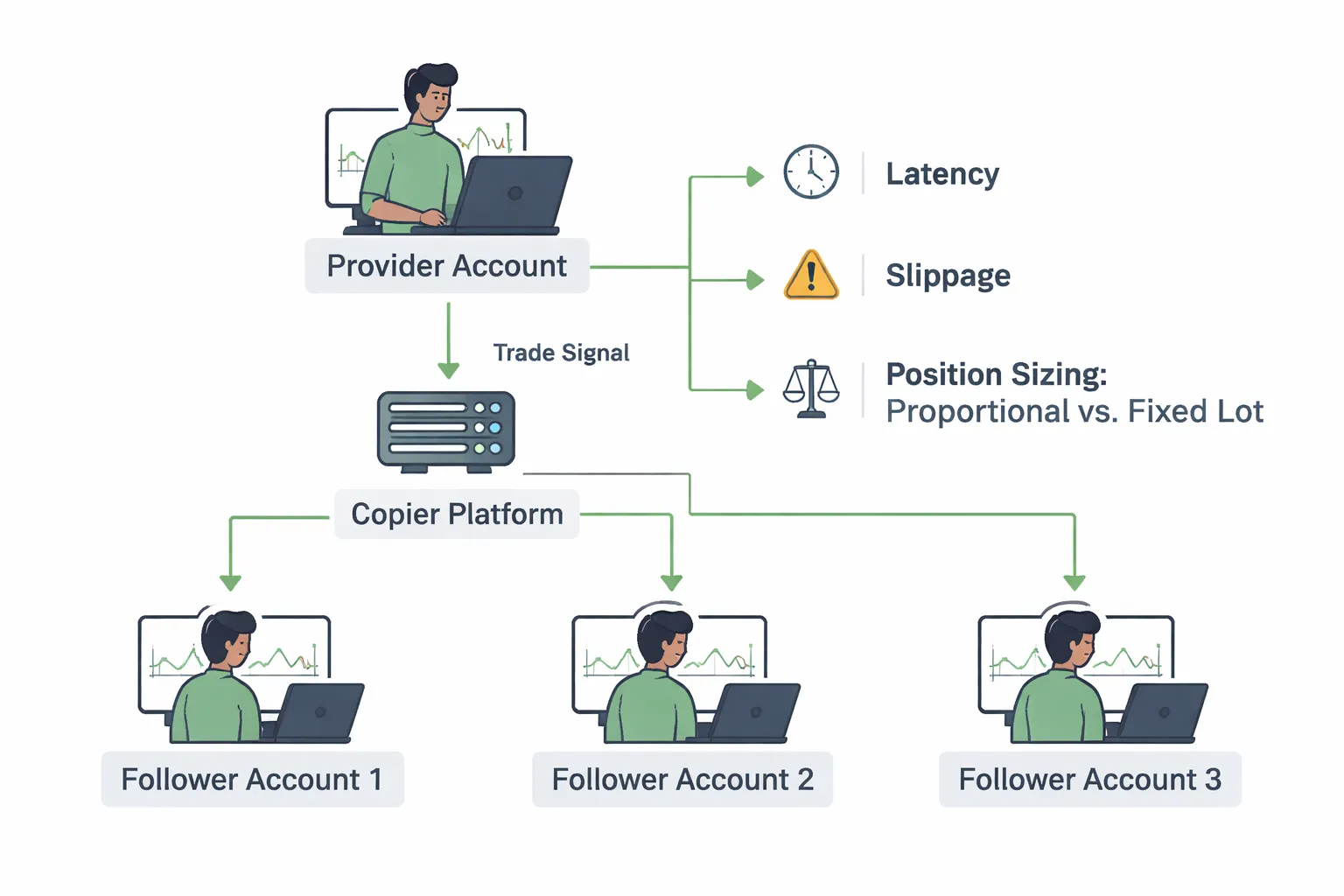 What forex copy trading is (and how platforms differ)